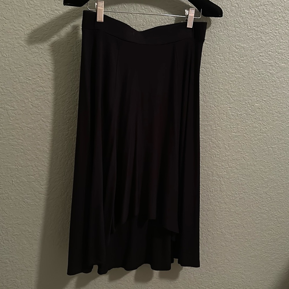 Stem High Low Black Skirt Size S